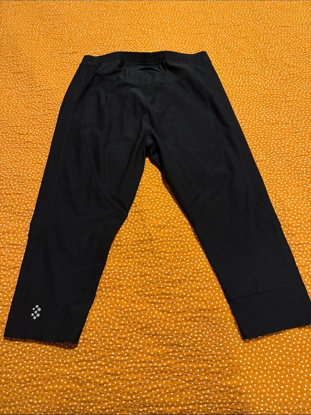 Nike Black Capris with White Swoosh - Picture 8 of 9